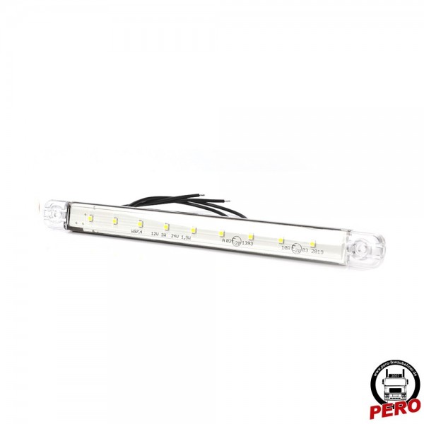 LED Leuchtstab, Positionsleuchte, Begrenzungsleuchte weiß, Slim-Version