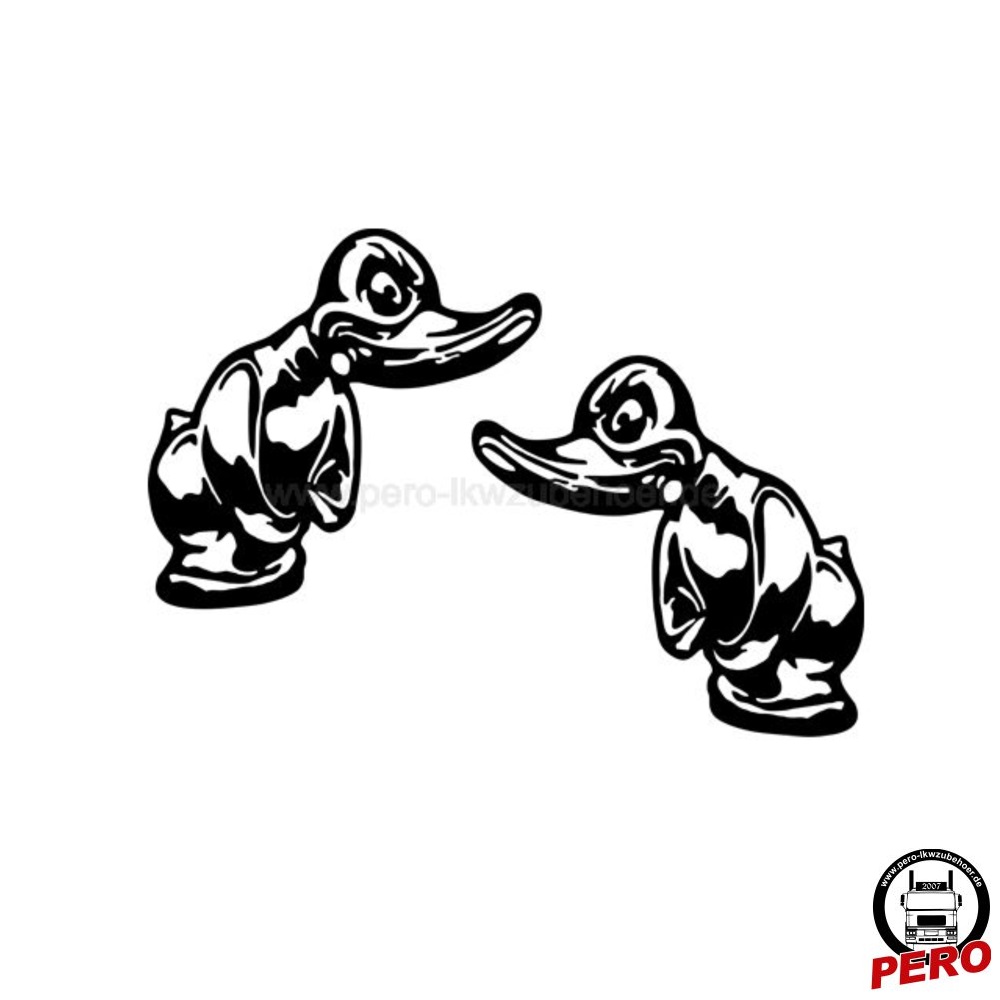 Aufkleber-Set Rubber Duck / Turbo Duck versch. Größen, Figuren / Motive, Aufkleber geschnitten, Aufkleber, ONLINESHOP