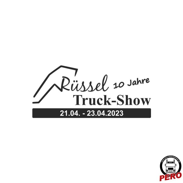 Aufkleber Rüssel Truck-Show 2023