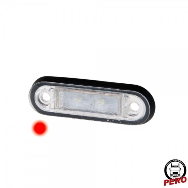 LED Positionsleuchte, Schluß/Begrenzungsleuchte rot, Einbauleuchte