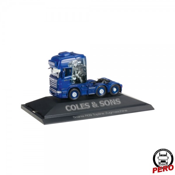 Herpa Scania R'09 TL Zugmaschine Coles & Sons in PC (GB)