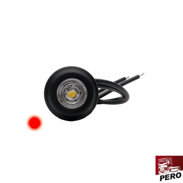 LED Positionsleuchte, Schluß/Begrenzungsleuchte rot, klein und rund