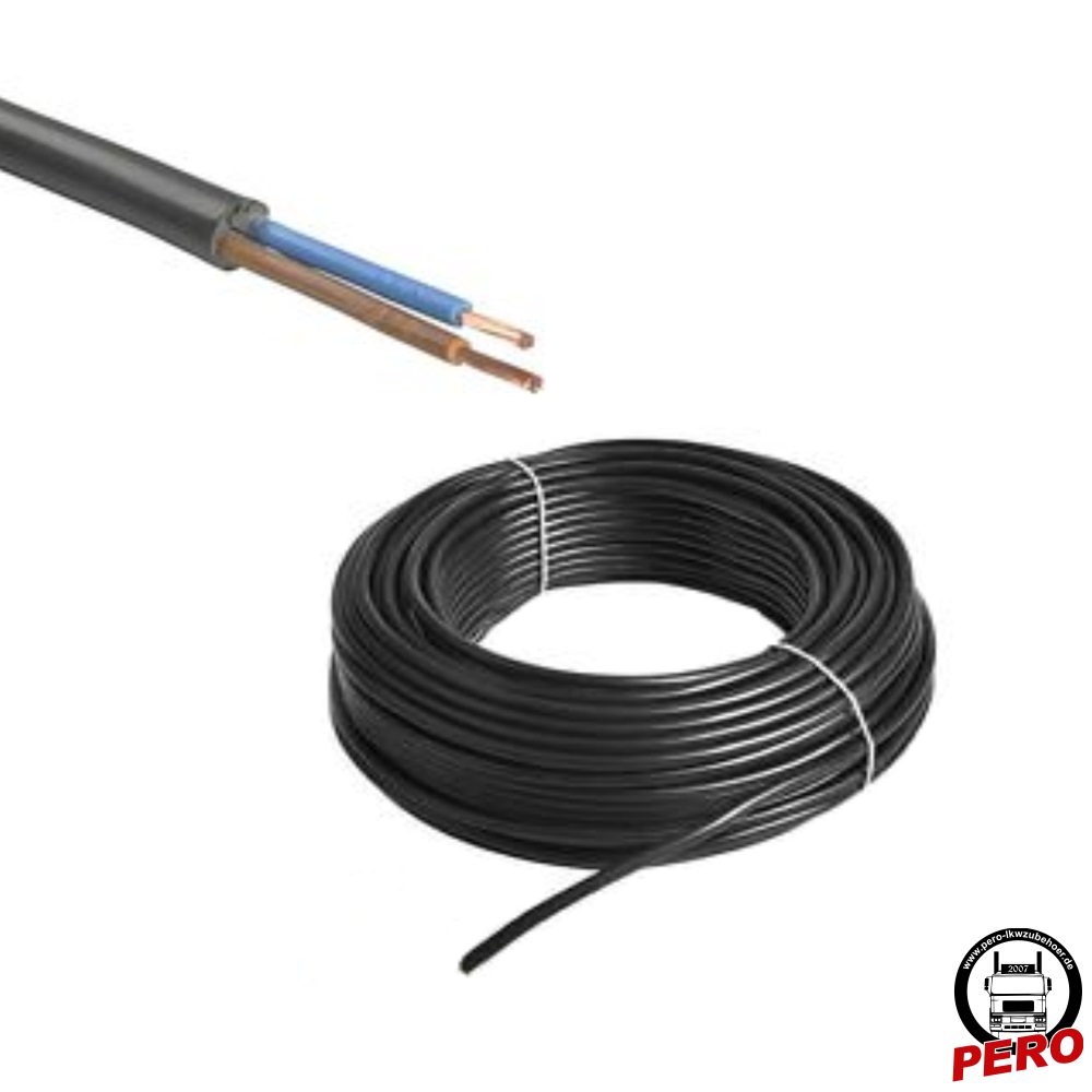 Kabel, Fahrzeugleitung 2x1mm² (Meterware), Kabel & Anschlusszubehör, Fahrzeugbeleuchtung, ONLINESHOP