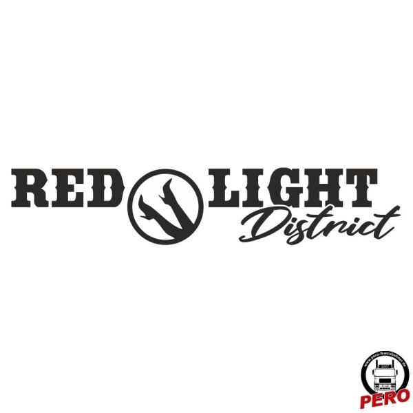 Aufkleber Red Light District High Heels 56cm