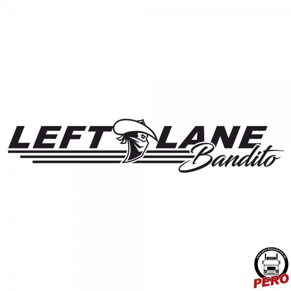 Aufkleber Left Lane Bandito 56cm