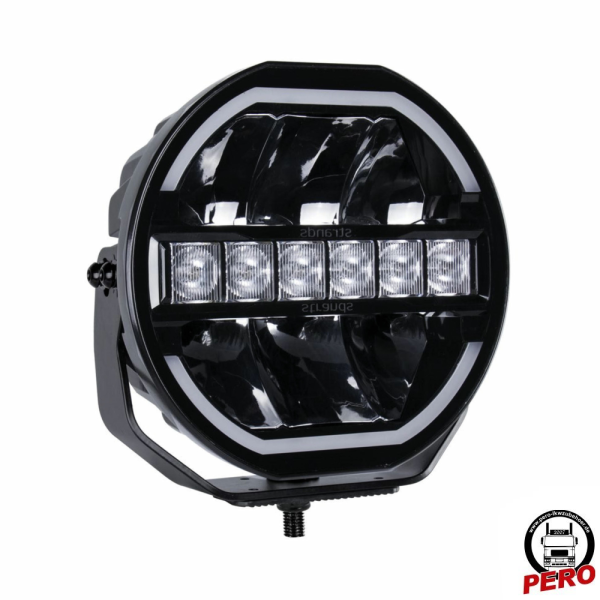 Strands Skylord black 9" LED Fernscheinwerfer, Zusatzscheinwerfer mit Dual-Standlicht (w/o)